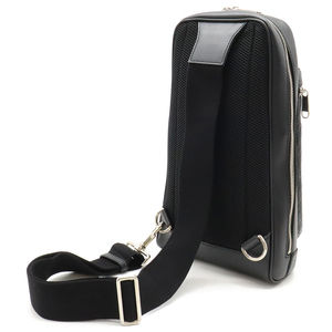 Gucci Silver Bag sima Black Crossbody Leather